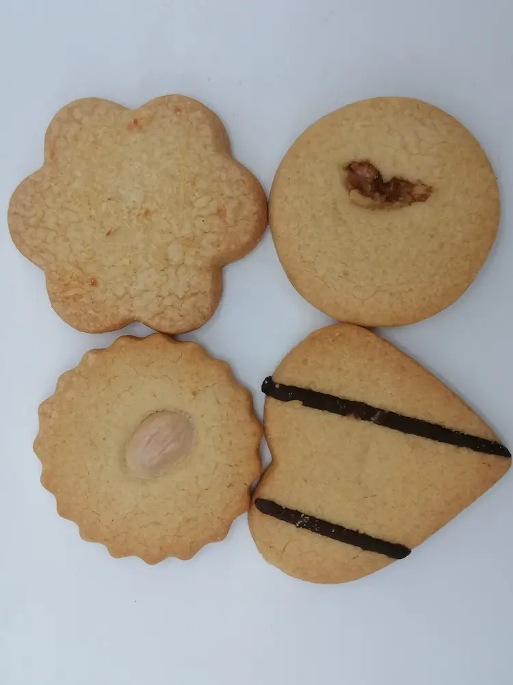 Pastas de té sin azúcar